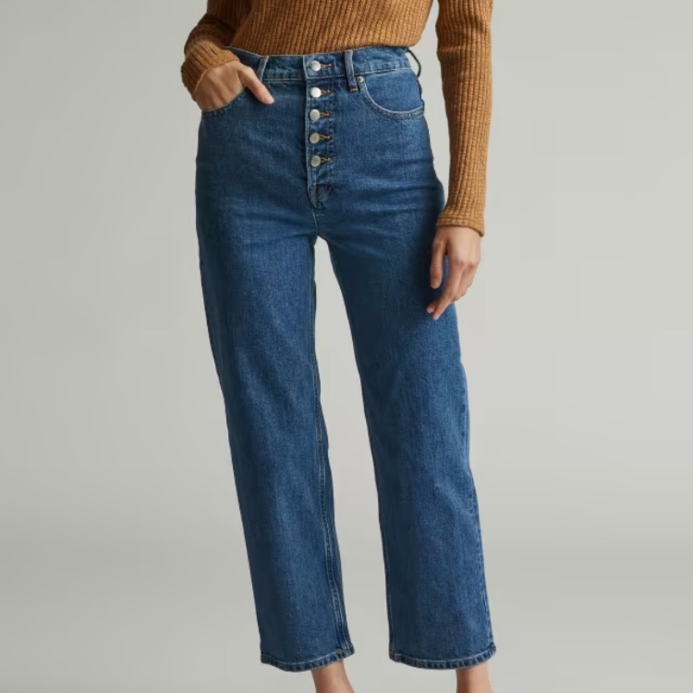 Everlane Way-High Jean Cali Blue